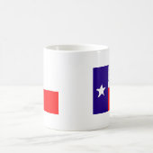 Pop Art Texaanse Staatsvlag Koffiemok (Center)