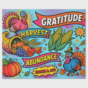 Pop Art Thanksgiving Cadeaupapier
