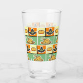 Pop Art Thanksgiving Glas (Achterkant)