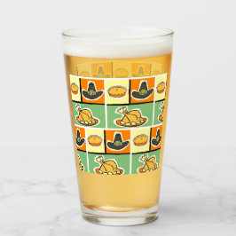 Pop Art Thanksgiving Glas