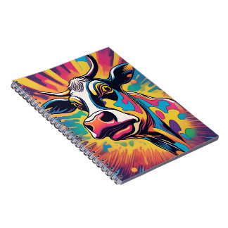 Pop Art: The Colorful Cow Notitieboek