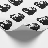 Pop Art Thinking Chimpanzee Cadeaupapier (Hoek)