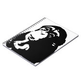 Pop Art Thinking Chimpanzee Notitieboek (Linkerzijde)