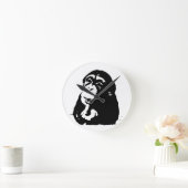 Pop Art Thinking Chimpanzee Ronde Klok (Huis)