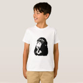 Pop Art Thinking Chimpanzee T-shirt (Voorkant volledig)