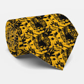 Pop Art Tiger Stropdas (Opgerold)