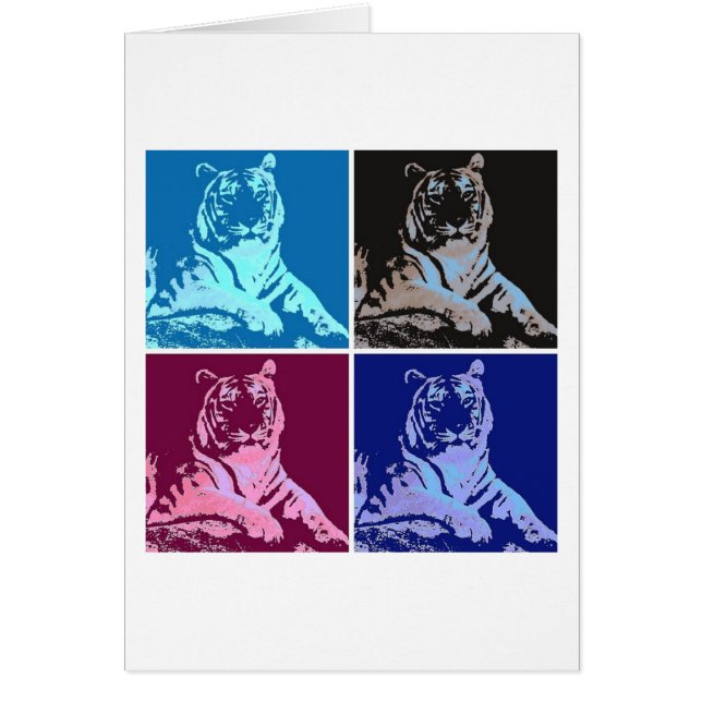 Pop Art Tigers (Voorkant)