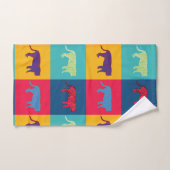 Pop Art Tigers Bad Handdoek (Handdoek)