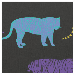 Pop Art Tigers Stof