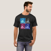 Pop Art Tijgers T-shirt (Voorkant volledig)