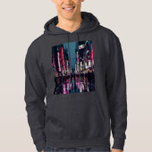 Pop Art Tokyo – Neon Cityscape met Bold Urban Vib Hoodie (Voorkant)