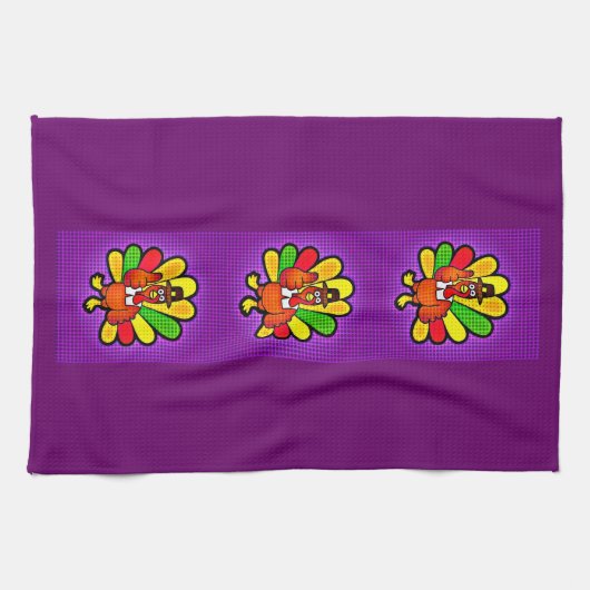 Pop Art Tom Turkey Theedoek (Horizontaal)