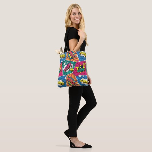 Pop Art Tote Bag (Op model)