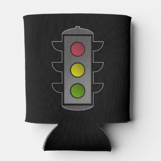 Pop Art Traffic Light Blikjeskoeler (Achterkant)