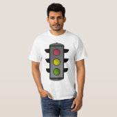 Pop Art Traffic Light T-shirt (Voorkant volledig)