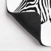 Pop Art Trendy Sjabloon Zebras Animals Black White Muismat (Hoek)
