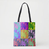 Pop Art Tropical Bold, Leuk en Kleurrijk Tote Bag (Voorkant)