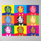 Pop Art Trump Poster (Voorkant)