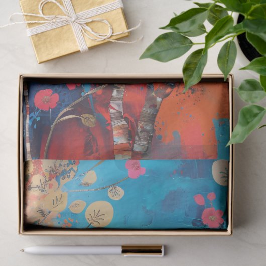 Pop Art Uil Decoupage Tissuepapier (Geschenk)