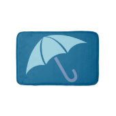Pop Art Umbrella Blue Badmat (Voorkant)