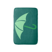 Pop Art Umbrella Green Badmat (Voorkant Verticaal)