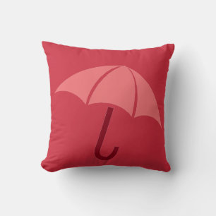 Pop Art Umbrella Red Kussen