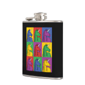 Pop Art Unicorn Heupfles (Links)