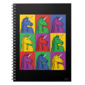 Pop Art Unicorn Notitieboek (Voorkant)