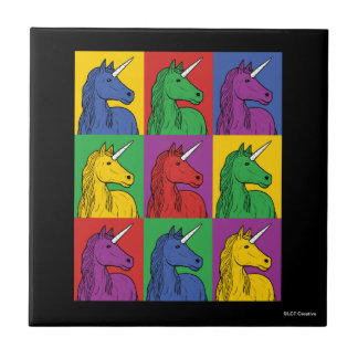 Pop Art Unicorn Tegeltje