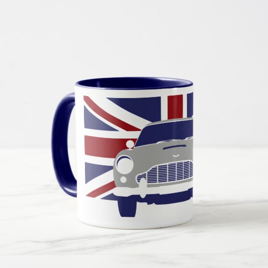 POP ART UNION JACK DB5 AUTO MOK (Voorkant links)