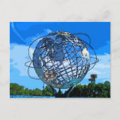 Pop Art Unisphere Briefkaart (Voorkant)