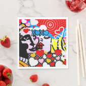 Pop Art Valentijn Servet (Insitu)