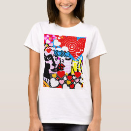Pop Art Valentijn T-shirt