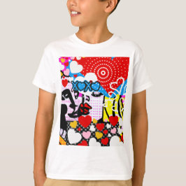 Pop Art Valentijn T-shirt