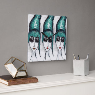 Pop-art van de Zonnebril van de Bijenkorf van het Vierkante Klok