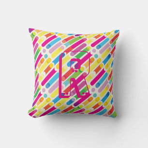 Pop-art van het Patroon van de Lijnen van de Kussen