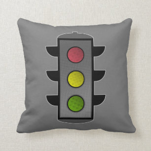 Pop Art Verkeerslicht Kussen