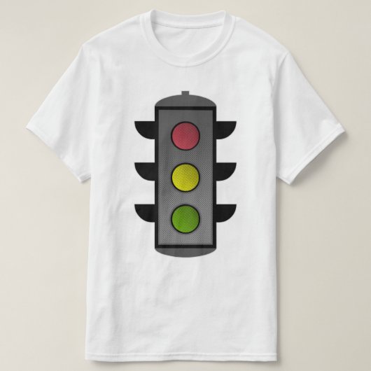 Pop Art Verkeerslicht T-shirt (Design voorkant)
