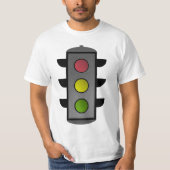 Pop Art Verkeerslicht T-shirt (Voorkant)