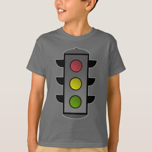 Pop Art Verkeerslicht T-shirt (Voorkant)