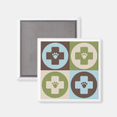 Pop Art Veterinary Medicine Magneet (Voorkant / Achterkant)