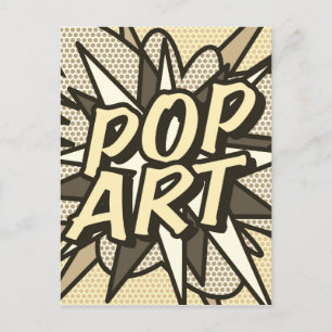 POP ART Vintage Plezier Retro Stripboek Briefkaart