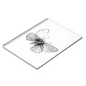 Pop Art Vlinder Notitieboek (Linkerzijde)