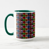 Pop Art Voetbal Pattern Mok (Links)