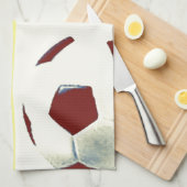 Pop Art Voetballen Theedoek (Quarter Fold)