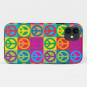 Pop Art Vredessymbolen Case-Mate iPhone Case (Achterkant (horizontaal))