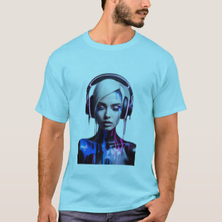 Pop Art Vrienden: Muziek en Lach T-shirt