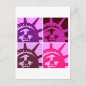 Pop Art Vrijheidsbeeld Briefkaart (Voorkant)