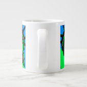Pop Art Vrijheidsbeeld Grote Koffiekop (Achterkant)