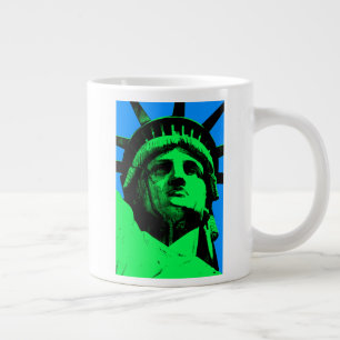 Pop Art Vrijheidsbeeld Grote Koffiekop